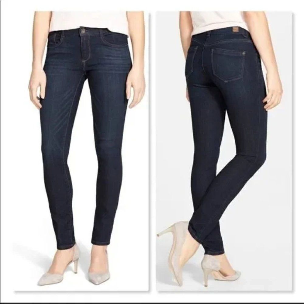 Wit & Wisdom Mid-ise Jeggings - size 4 in Dark Navy